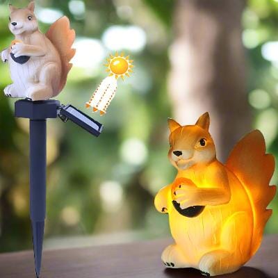 Lampe Solaire - LEDGardenStick™ - Ecureuil