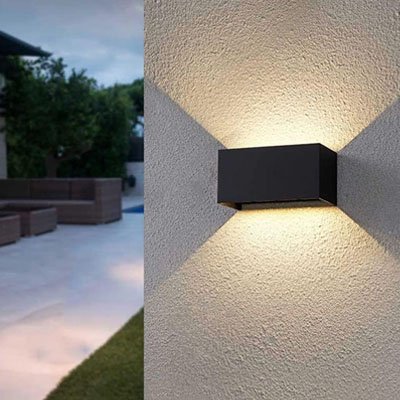 Applique murale exterieur style contemporain