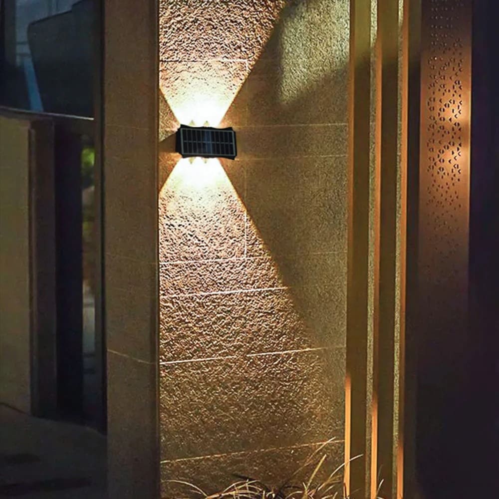 applique solaire exterieur super led sur mur
