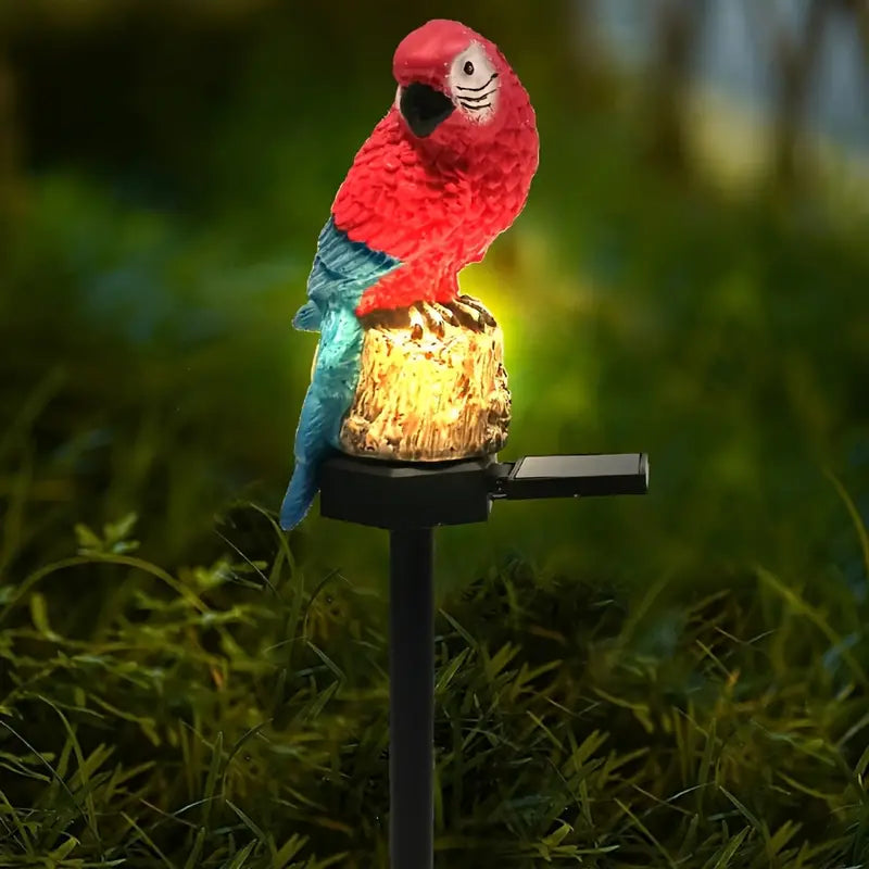 Lampe Solaire - LEDGardenStick™ - Perroquet Rouge