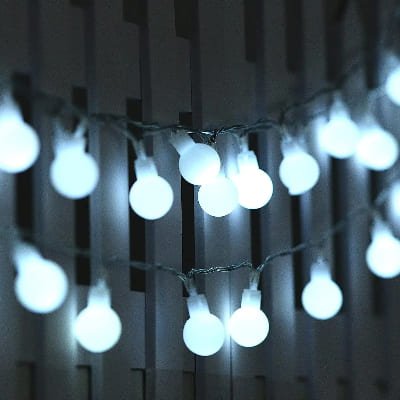 guirlande lumineuse extérieur variante blanc