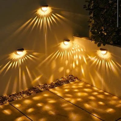 Lampe solaire extérieur décorative