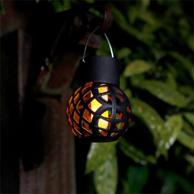 Lanterne solaire à flamme vacillante