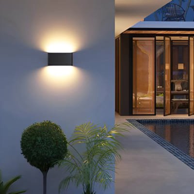 luminaire exterieur eclaire entree