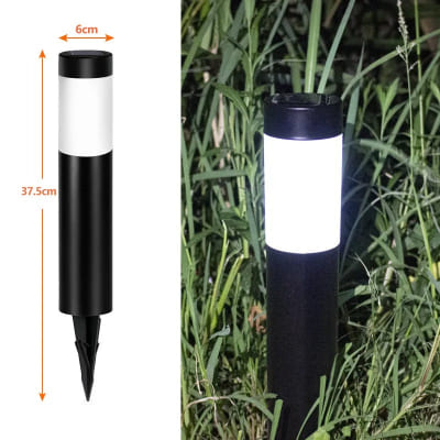 Luminaire extérieur noir blanc froid variant