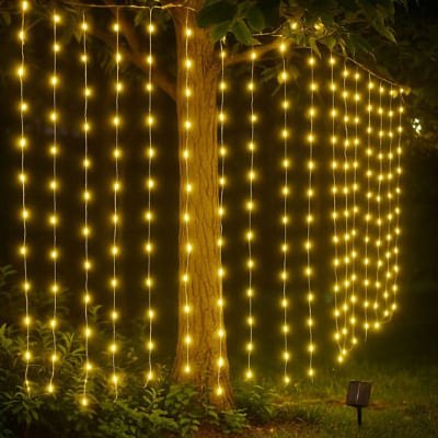 rideau lumineux suspendu
