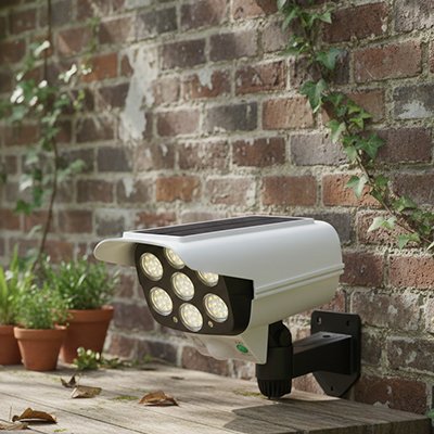 applique exterieur detecteur de mouvement sur mur de brique