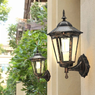 appliqu exterieur solaire couleur or antique
