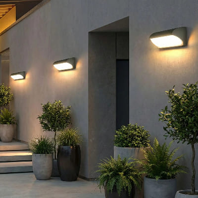 applique murale exterieur eclaire entree de maison