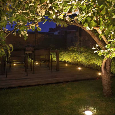 Éclairage éxterieur terrasse illumine la terrasse