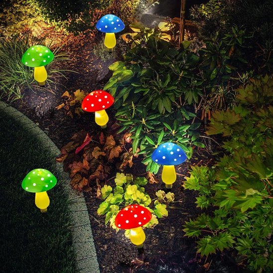 Guirlande exterieur solaire piquéau jardin multicolore