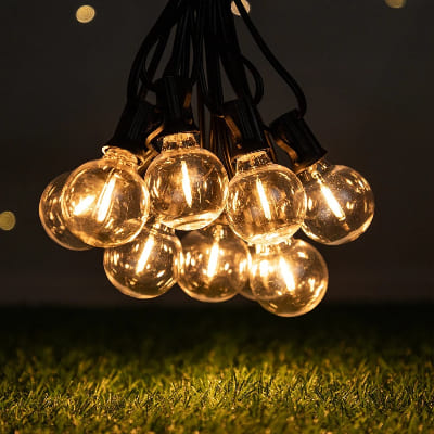 guirlande guinguette exterieur solaire bistro LED