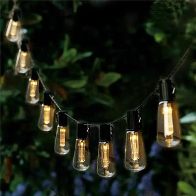 guirlande guinguette solaire 9,5 mètres 30 ampoules
