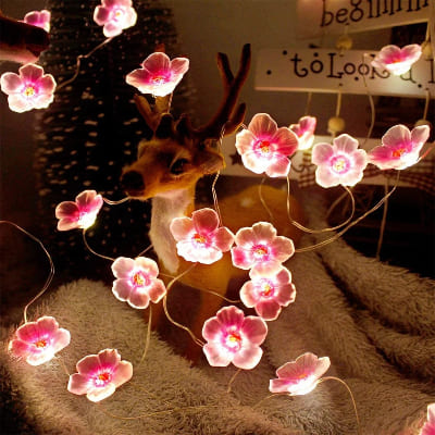 guirlande led avec cerf sur doudou