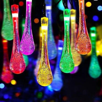 Guirlande led solaire multicolore