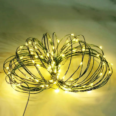 guirlande lumineuse-100m-blanc-chaud-a-fil-vert