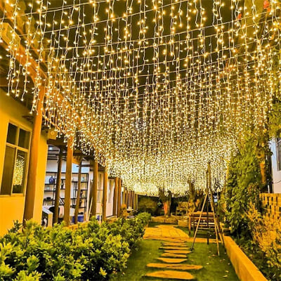 guirlande lumineuse 100m féerique suspendue