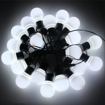 guirlande lumineuse blanc laiteux variante