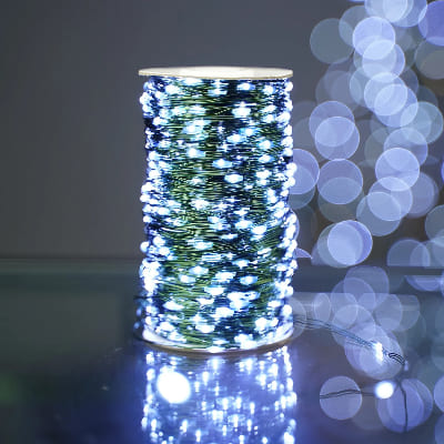 Guirlande lumineuse exterieur 100m blanc pur
