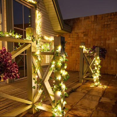 Guirlande lumineuse solaire eco lierre