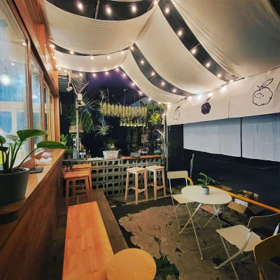 guirlande pour extérieur sur pergola