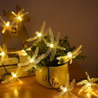 guirlande solaire libellule déco-intérieure