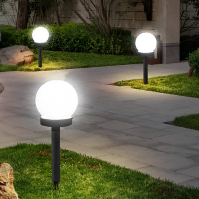 lampe de jardin lumisphere fois trois