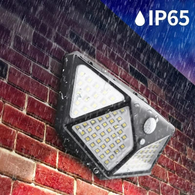 lampe exterieur detecteur de mouvement sous la pluie