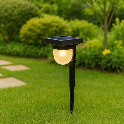 lampe exterieur detecteur de mouvement sur gazon