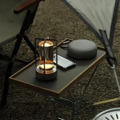 lampe exterieur sur table camping