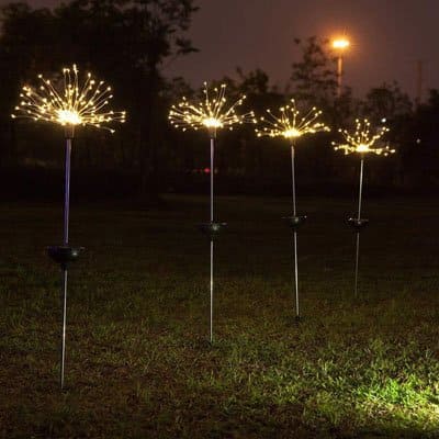 lampes solaires pour le ardin blanc chaud