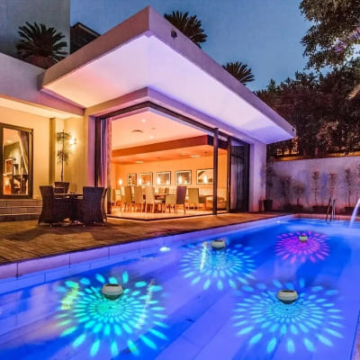 led pour eclairage exterieur flottant pour piscine