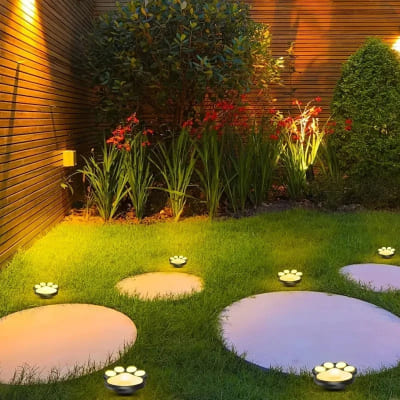 Luminaire solaire extérieur éclair jardin