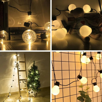 quatre photos pour guirlande lumineuse 