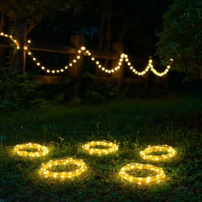 rideau lumineux en montage