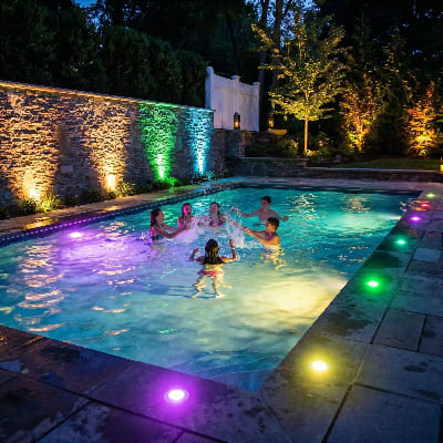 spot exterieur encastrable illumine piscine