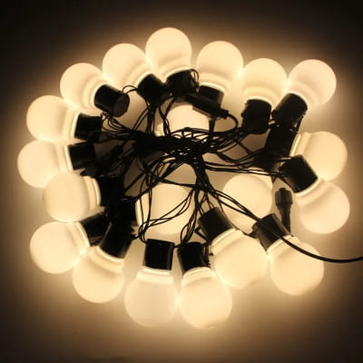 variant guirlande lumineuse blanc chaud opaque