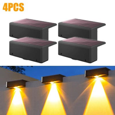 variant luminaire exterieur blanc chaud lot de quatre